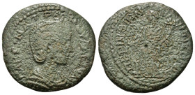 Tranquillina (Augusta, 241-244). Thrace, Perinthus. Æ (22,7mm, 5.4g). Diademed and draped bust r. R/ Homonoia standing l., holding patera and cornucop...