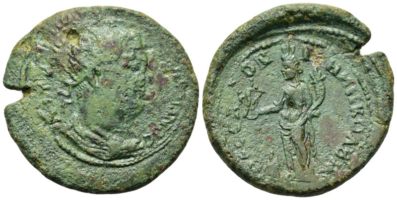 Valerian I (253-260). Macedon, Thessalonica. Æ (31mm, 16.80g). Radiate, draped a...