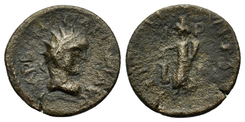 Gallienus (253-268). Pisidia, Antiochia. Æ (21,5mm, 5.8g). Radiate head right. R...