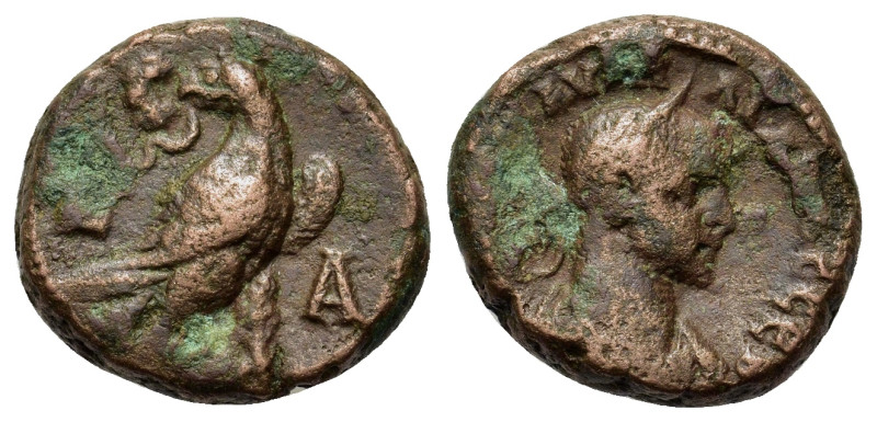Aurelian (270-275). Egypt, Alexandria. BI Tetradrachm (19,8mm, 7.9g). Year 4 (AD...