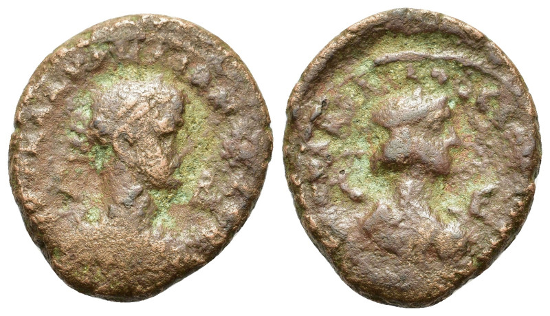 Aurelian, with Vabalathus (270-275). Egypt, Alexandria. Æ Tetradrachm (20,5mm, 7...