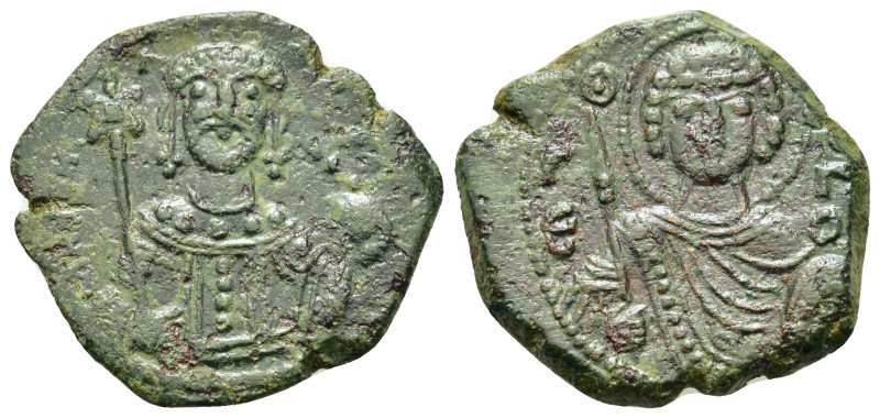 Manuel I (1143-1180). Æ Tetarteron (19,2mm, 3.6g). Thessalonica, AD 1152-1160. F...