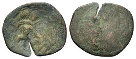 Uncertain Byzantine Æ Trachy (19mm, 2g). 12th-13th century.