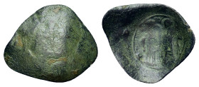 Uncertain Byzantine Æ Trachy (20,8mm, 1g). 12th-13th century.