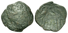 Uncertain Byzantine Æ Trachy (22,7mm, 1.7g). 12th-13th century.