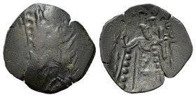 Uncertain Byzantine Æ Trachy (23mm, 3.20g). 12th-13th century.
