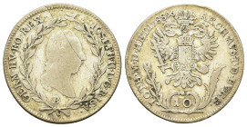 Austria. Joseph II (1780-1790). AR 10 Kreuzer 1788. (25mm, 3,7g).