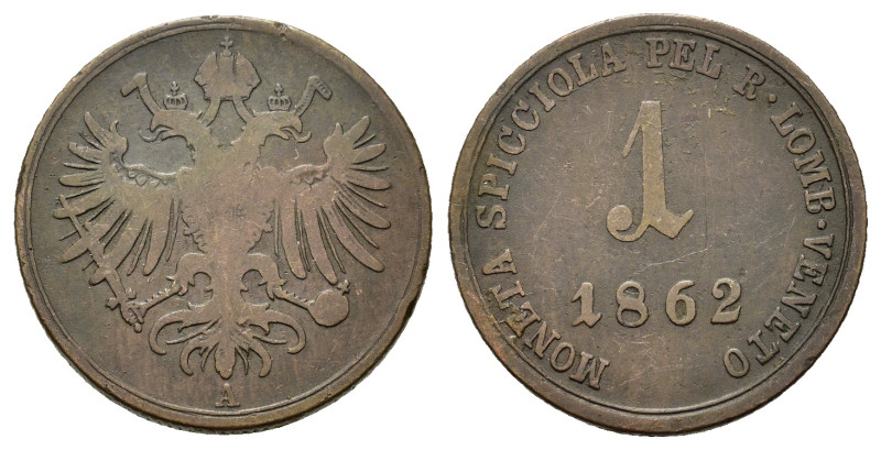 Austria. Francis Joseph I (1848-1916). Æ 1 Soldo 1862. (19,2mm, 3,3g).