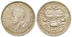 Australia. George V (1910-1936). AR 1 Florin 1927. (28,6mm, 11,2g).
