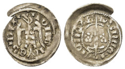 Egypt. Papua New Guinea. Jean I., 1346-1390. Eagle frontal, l. R/Sword looks between flowers. 
Rob.1334; Bond 1474 (14,3mm, 0,38g).