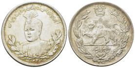 Iran, Persia Ahmad Shah (1909-1925) AR 5000 Dinar 1926 (AH 1344) KM 1058. VF (36,2mm, 23g)
