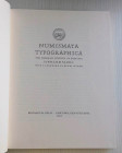 Blades W. Numismata Typographica The Medallic History of printing by William Blades with a foreword by Henry Morris. Pennsylvania 1992. Tela ed. con t...