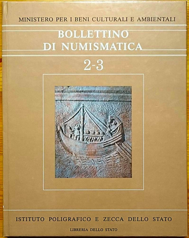 Bollettino di Numismatica 2-3, Serie I - 1984. Ministero per i Beni Culturali e ...