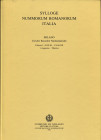SYLLOGE NUMMORUM ROMANORUM ITALIA. Vol. I Giulio – Claudii. 1, Augustus – Tiberius. Milano, 1990. Pp.224, tavv. 75. + 1 tavv. a colori. Ril. ed. ottim...