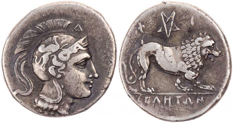 LUKANIEN VELIA / HYELE
 AR-Didrachme/Nomos um 305-290 v. Chr., Magistrat Philis...
