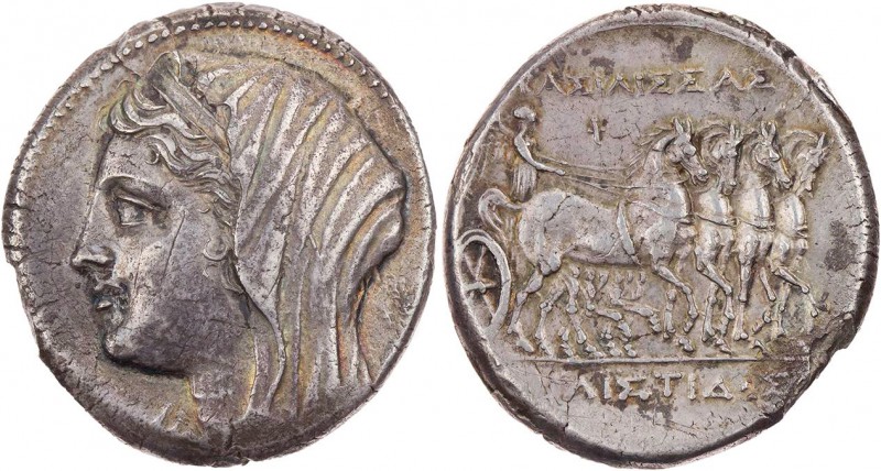 SIZILIEN SYRAKUS
Philistis, Gemahlin von Hieron II., 274-216 v. Chr. AR-16 Litr...