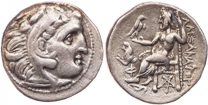 MAKEDONIEN, KÖNIGREICH
Alexander III., 336-323 v. Chr. AR-Drachme 301-297 v. Ch...