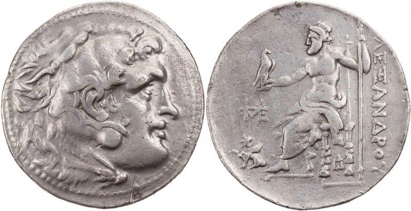 MAKEDONIEN, KÖNIGREICH
Alexander III., 336-323 v. Chr. AR-Tetradrachme um 210-1...