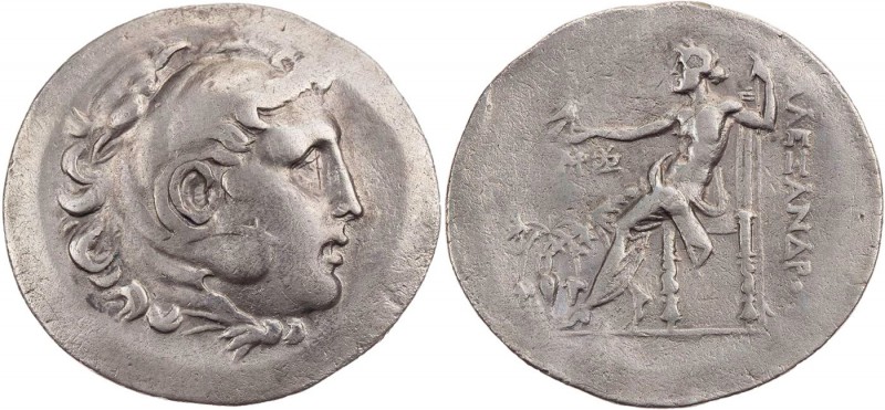 MAKEDONIEN, KÖNIGREICH
Alexander III., 336-323 v. Chr. AR-Tetradrachme um 200 v...
