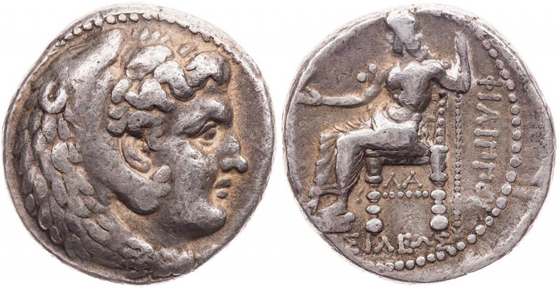 MAKEDONIEN, KÖNIGREICH
Philipp III. Arrhidaios, 323-317 v. Chr. AR-Tetradrachme...