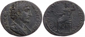 MYSIEN GERME
Marcus Aurelius Caesar, 139-161 n. Chr. AE-Assarion Stadt-Protarches Gaios Iulios Phainos Vs.: drapierte Büste n. r., Rs.: Zeus thront m...