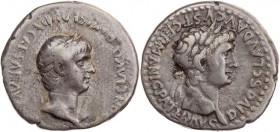 KAPPADOKIEN KAISAREIA / CAESAREA
Nero mit Divus Claudius, 54-68 n. Chr. AR-Didrachme um 58 n. Chr. Vs.: [NER]ON (!) CLAVD DIVI CLAVD F CAESAR AVG [GE...