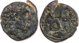 SYRIEN SELEUCIS ET PIERIA, ANTIOCHEIA AM ORONTES
Augustus, 27 v. - 14 n. Chr. AE-Tetrachalkon 5/4 v. Chr. (= Jahr 27), Provinzlegat Publius Quinctili...