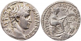 SYRIEN SELEUCIS ET PIERIA, ANTIOCHEIA AM ORONTES
Augustus, 27 v. - 14 n. Chr. AR-Tetradrachme 6 n. Chr. (= Jahr 36 der Actischen Ära bzw. Jahr 54 der...