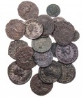 Lot, römische Münzen Antoniniane der Soldatenkaiserzeit, darunter Gallienus, Postumus, Victorinus, Tetricus, Claudius Gothicus, Aurelianus, Severina, ...