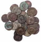 Lot, römische Münzen Antoniniane des Aurelianus (14), Diocletianus (4), Maximianus Herculius (11) und Constantius I. (2). 31 Stück ss, ss-vz