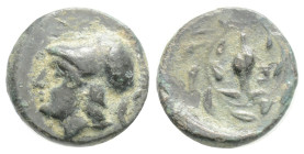 Greek coins AE Bronze 1,3 g. 10,8 mm.