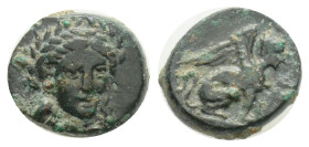 Greek coins AE Bronze 0,8 g. 9,4 mm.
