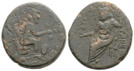 Greek coins AE Bronze 12,9 g. 25,5 mm.