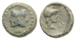 Greek coins AE Bronze 0,7 g. 9,2 mm.