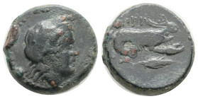 Greek coins AE Bronze 4,1 g. 14,8 mm.