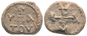 Byzantine lead seal ……... g. 20,6 mm.