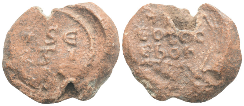 Byzantine lead seal 11,8 g. 26,8 mm.