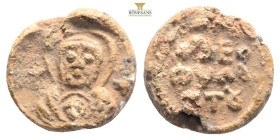 Byzantine lead seal 10,8 g. 20,5 mm.