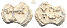 Byzantine lead seal 7,3 g. 21,6 mm.