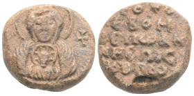 Byzantine lead seal 14 g. 21,6 mm.