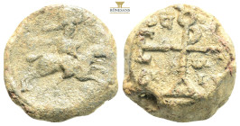 Byzantine lead seal, 15 g. 21,8 mm.
