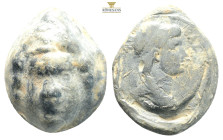 Bronze object 40,1 g. 31 mm.