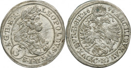Silesia, Habsburg rule, Leopold I, 3 Kreuzer Brieg 1696 CB - UNLISTED NIENOTOWANY