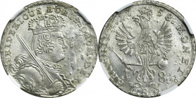 Silesia, Prussia rule, Friedrich II, 18 Groschen Breslau 1758 B - NGC MS63 2-ga nota