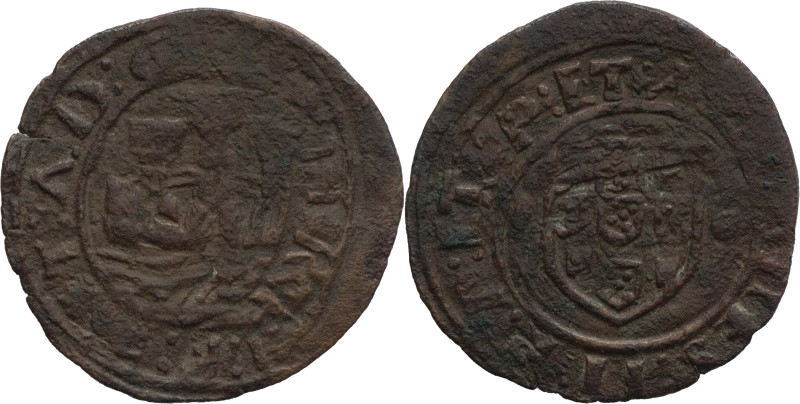 Portugal
D. João II (1481-1495)
Ceitil Lisbon
AG: 02.03 1,40g
Fine (Double Struc...