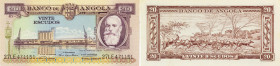 Angola. Portuguese Republic. 20 Escudos 1956. P# 87; "António da Silva Porto"; Uncirculated.
