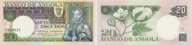 Banco de Angola, specimen 20 escudos, 10th June 1973. Choice Uncirculated.