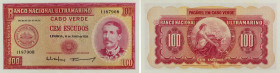 Cape Verde - 100 Escudos 1958. Serpa Pinto. P#49. Uncirculated.