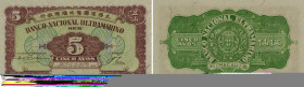 Macau. Banco Nacional Ultramarino. 5 Avos 6.8.1946. Pick 35r Remainder. Perfect centering is noted on this small denomination remainder. Uncirculated.