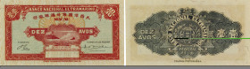 Macau. Banco Nacional Ultramarino. 10 Avos 6.8.1946. P# 36r. Remainder. Uncirculated.